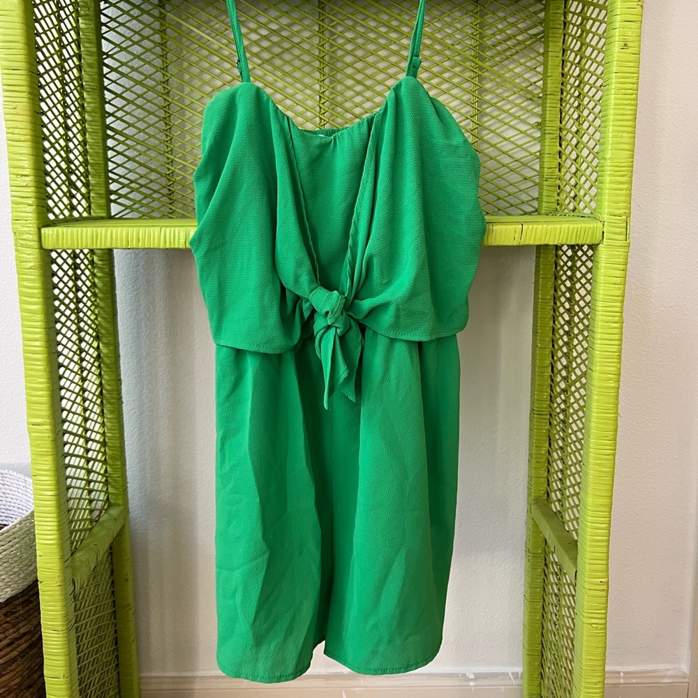 Green Sace Dress